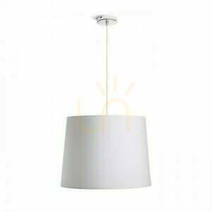 Árnyékoló, lámpaernyő Aspro 40/30 Polycotton White/White Pvc Max. 23 W small 4