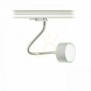 Pixie reflektor rugalmas karon 3 fázisú sínhez Ezüst szürke króm 230 V Led Gx53 7 W. small 2