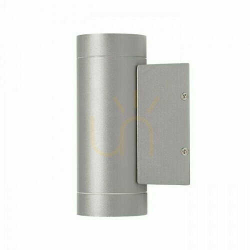 Jelölje be Kültéri fali lámpa Mizzi Ii Silver Grey 230 V Gu10 2x35 W Ip54