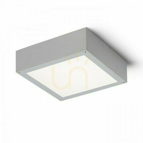 Jelölje be Plafonds Kültéri Scott mennyezet ezüst szürke 230 V Led 9,8 W Ip54 3000 K