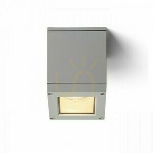 Plafonds kültéri Quadra M mennyezeti ezüst szürke 230 V E27 75 W Ip54 small 2