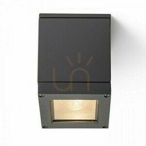 Plafonds kültéri Quadra M mennyezeti antracit 230 V E27 75 W Ip54 small 1
