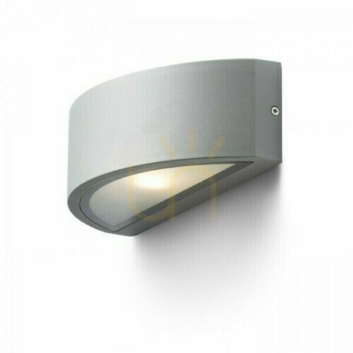 Jelölje be Kültéri fali lámpa Lesa Ezüstszürke 230 V E27 26 W IP54