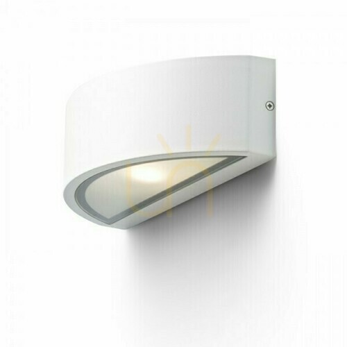 Jelölje be Lesa fehér 230 V E27 26 W Ip54 kültéri fali lámpa 230 V E27 26 W Ip54