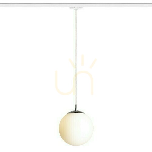 Jelölje be Luna 25 függőlámpa 3 fázisra. Opálüveg/króm 230 V Led E27 15 W sínek.