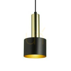 Rendl Giulia 12 függőlámpa fekete/aranybronz, sárgaréz, E27 11 W small 1