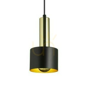 Rendl Giulia 12 függőlámpa fekete/aranybronz, sárgaréz, E27 11 W small 2
