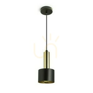Rendl Giulia 12 függőlámpa fekete/aranybronz, sárgaréz, E27 11 W small 4