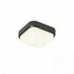 Kültéri Plafonds Taris Sq 17 felszíni szerelt fekete műanyag 230 V Led 8 W Ip54 3000 K small 1