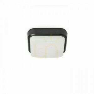Kültéri Plafonds Taris Sq 17 felszíni szerelt fekete műanyag 230 V Led 8 W Ip54 3000 K small 3