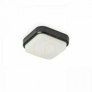 Kültéri Plafonds Taris Sq 17 felszíni szerelt fekete műanyag 230 V Led 8 W Ip54 3000 K small 0