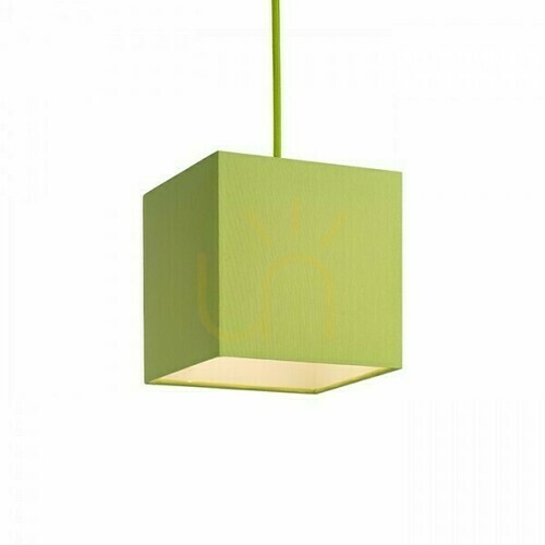 Jelölje be Rendl TEMPO 15/15 lámpabúra lime chintz / fehér PVC E27 R11819