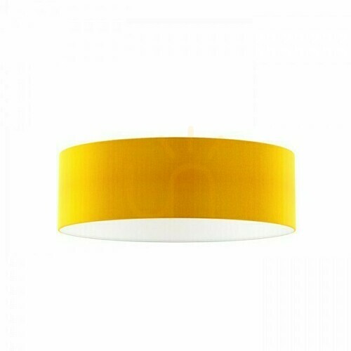 Jelölje be Rendl RON 60/19 R11607 lámpaernyő, sárgabarackszínű chintz, fehér PVC, 60 cm