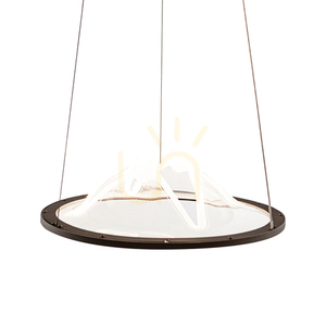 Függőlámpa Italux Baret LED barna 40 cm 26W PND-58038-26W-3K small 2