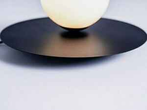 Fekete asztali lámpa CustomForm SKIVA BALL S Ø30 cm 1×E14 max. 60 W small 4