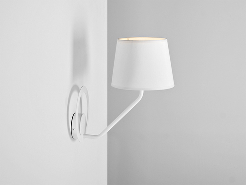Jelölje be SHADE WALL fali lámpa - fehér ernyő, fehér.