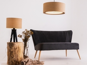 MASALA JUTE 50x20 függőlámpa - fekete small 1