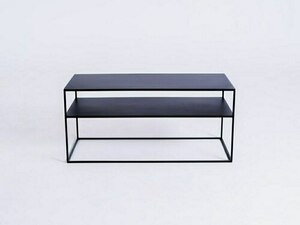 TENSIO 2 FLOOR METAL TV-állvány 100x45x45 cm acél fekete RAL 9005 CustomForm small 0