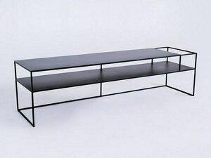 RTV asztal SENSO FLOWER METAL 170x45 P - fekete small 3