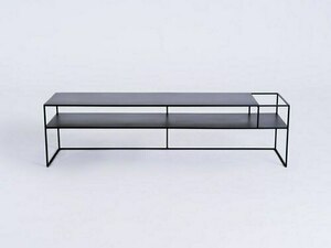 RTV asztal SENSO FLOWER METAL 170x45 P - fekete small 0