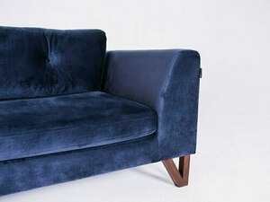 CustomForm WILLY 3 személyes ágyazható kanapé, aronia RV81 bársony, dió lábak, 230 cm, fekvőfelület 180×139 cm small 4