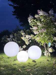 Kerti gömb lámpa Lunares Luna Ball 30 cm fehér LED E27 LB30B small 10