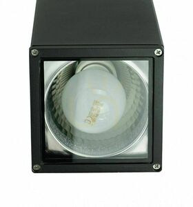 Kültéri mennyezeti lámpa SU-MA 8003 BL fekete E27 IP54 üveg 60W small 1