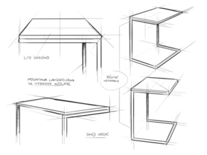 LUPE SOLID WOOD 30 asztal - tölgy, fehér small 5