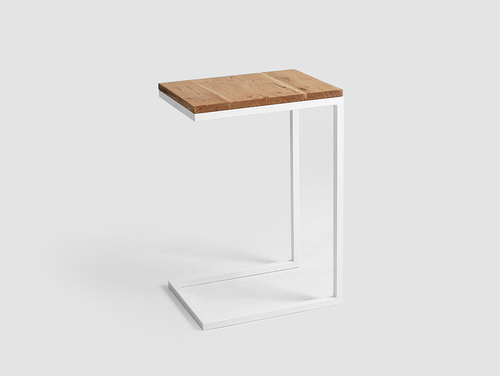 Jelölje be LUPE SOLID WOOD 30 asztal - tölgy, fehér