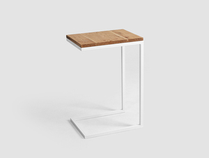 LUPE SOLID WOOD 30 asztal - tölgy, fehér small 0