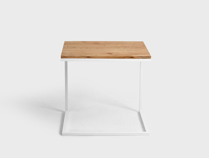 LUPE SOLID WOOD 60 asztal - tölgy, fehér small 3
