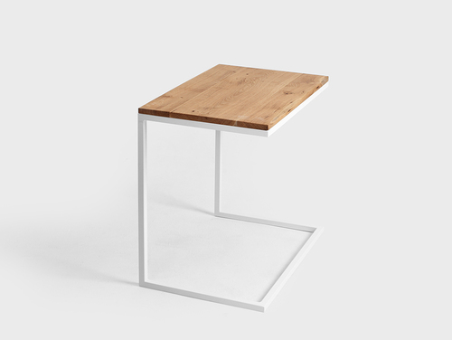 Jelölje be LUPE SOLID WOOD 60 asztal - tölgy, fehér