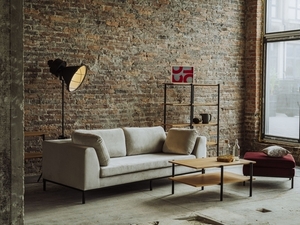 RAVE BASIC dohányzóasztal 100x60 - tölgyfa(3395), fekete small 2