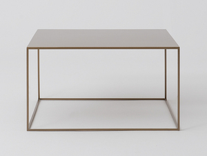 CustomForm TENSIO METAL 80 dohányzóasztal, teljesen fém, arany, 80 × 80 × 45 cm small 3