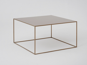 CustomForm TENSIO METAL 80 dohányzóasztal, teljesen fém, arany, 80 × 80 × 45 cm small 0