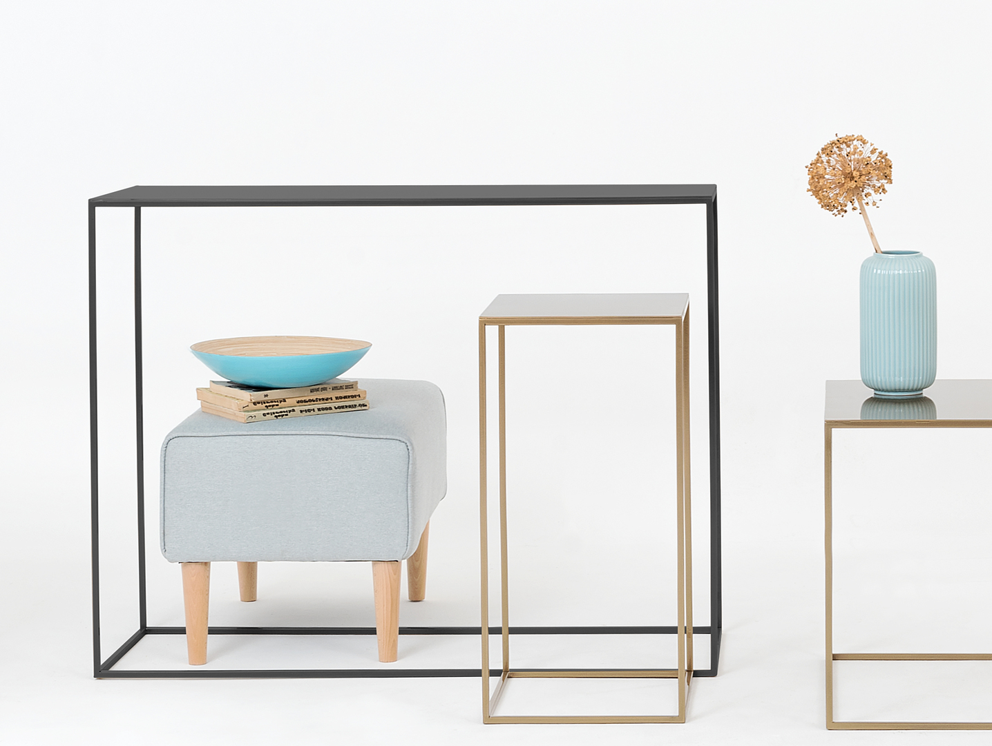 Kilátás TENSIO METÁL konzol 100x35 - fekete TENSIO METÁL konzol 100x35 - fekete