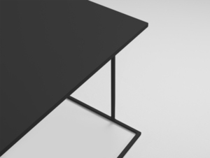 WALT METAL dohányzóasztal 100x60 - fekete small 4