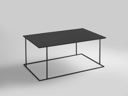 Jelölje be WALT METAL dohányzóasztal 100x60 - fekete