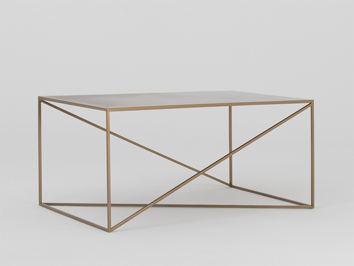 Jelölje be MEMO METAL dohányzóasztal 100x60 - arany