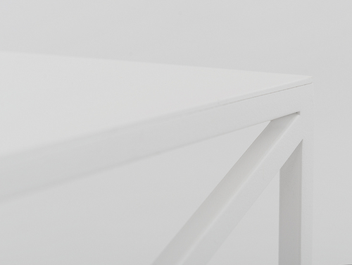 Jelölje be MEMO METAL dohányzóasztal 100x60 - fehér