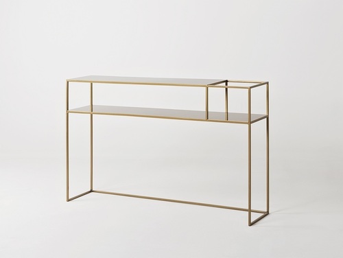 Jelölje be SENSO FLOWER fém konzol 120x25 P - arany