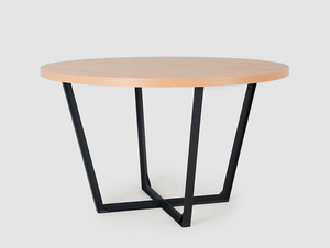 MAPLE BASIC 120 étkezőasztal - tölgyfa, fekete small 3