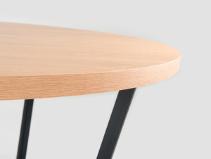 MAPLE BASIC 120 étkezőasztal - tölgyfa, fekete small 4