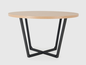 MAPLE BASIC 120 étkezőasztal - tölgyfa, fekete small 0