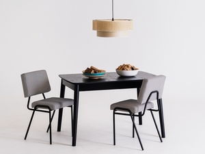CustomForm ANTON BLACK bővíthető étkezőasztal 120–200 × 80 cm, fekete small 1