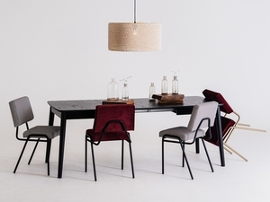CustomForm ANTON BLACK bővíthető étkezőasztal 120–200 × 80 cm, fekete small 2