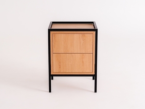 SKAP 1R1 DRAWER x2 könyvespolc - fekete small 3
