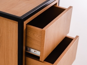 SKAP 1R1 DRAWER x2 könyvespolc - fekete small 4