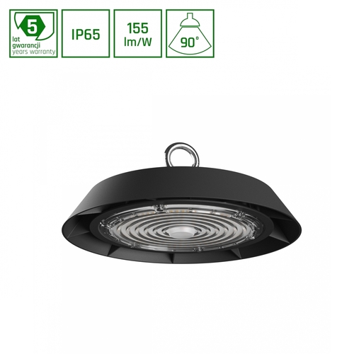 Jelölje be Plateo 3 High Bay 100 W Nw 230 V 90 St ip65 Ik09 250 X120 Mm fekete 5 év garancia. 1 10 V