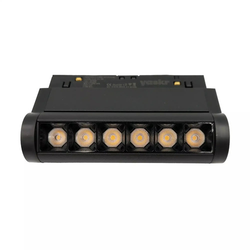 Jelölje be Rotater 6W mágneses vonalú forgó spotlámpa LED LED fekete TLV-11-06